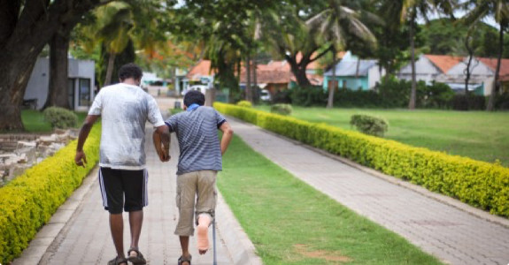 Kids in walk