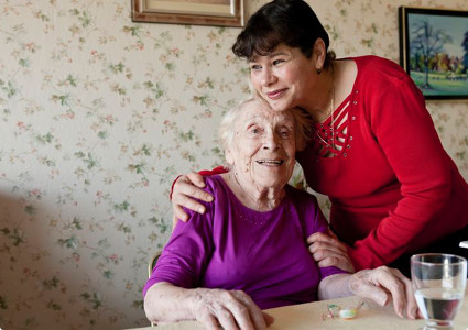 Woman and old woman